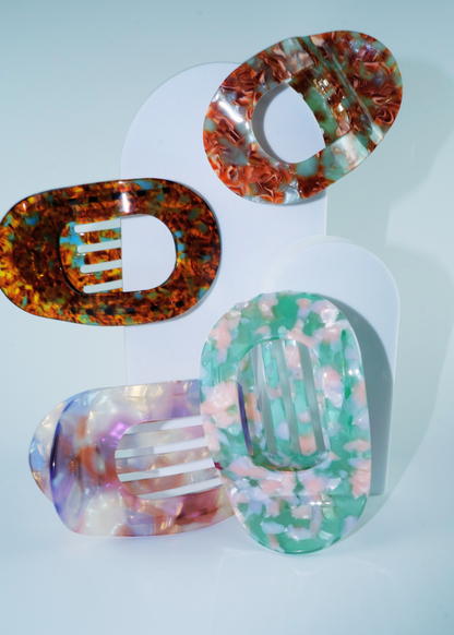 Nordglans Marmor Hårklämma – Elegant Lyster